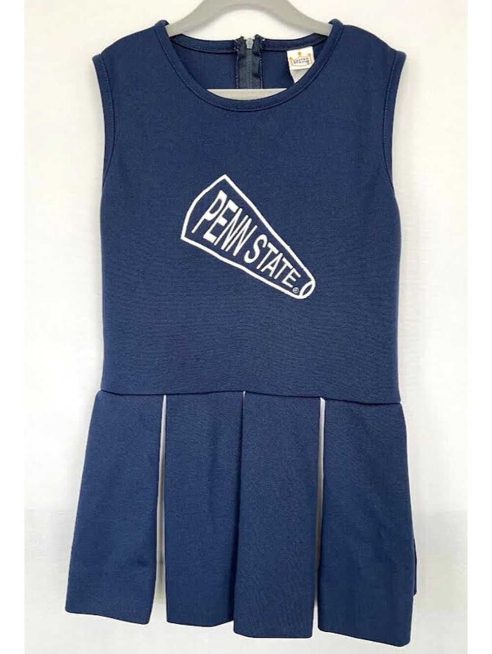 Penn State Cheerleader Costume Dress-Girls Size 8-Navy Blue, Pleated,Little King